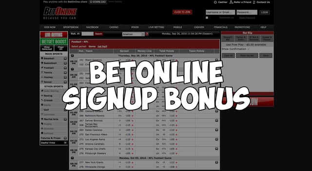 BetOnline Signup Bonus and Promo Code