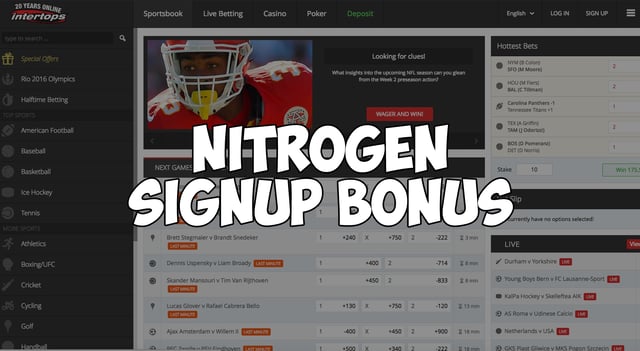 NitrogenSports Signup Bonus